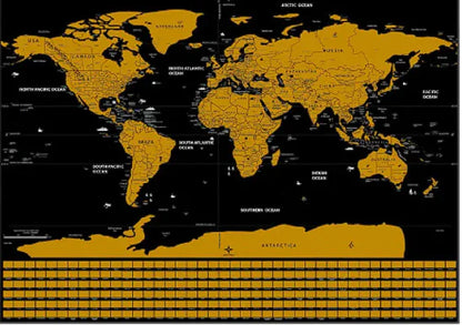 scratch off world map