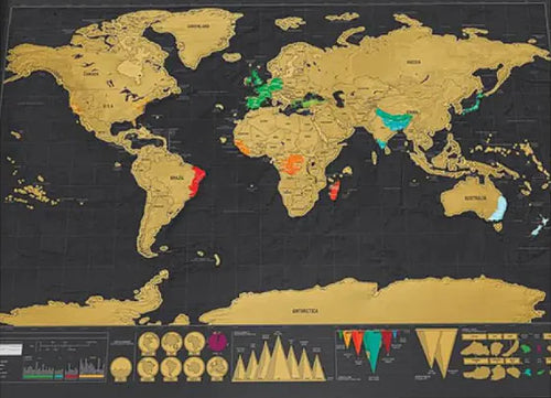 scratch off world map